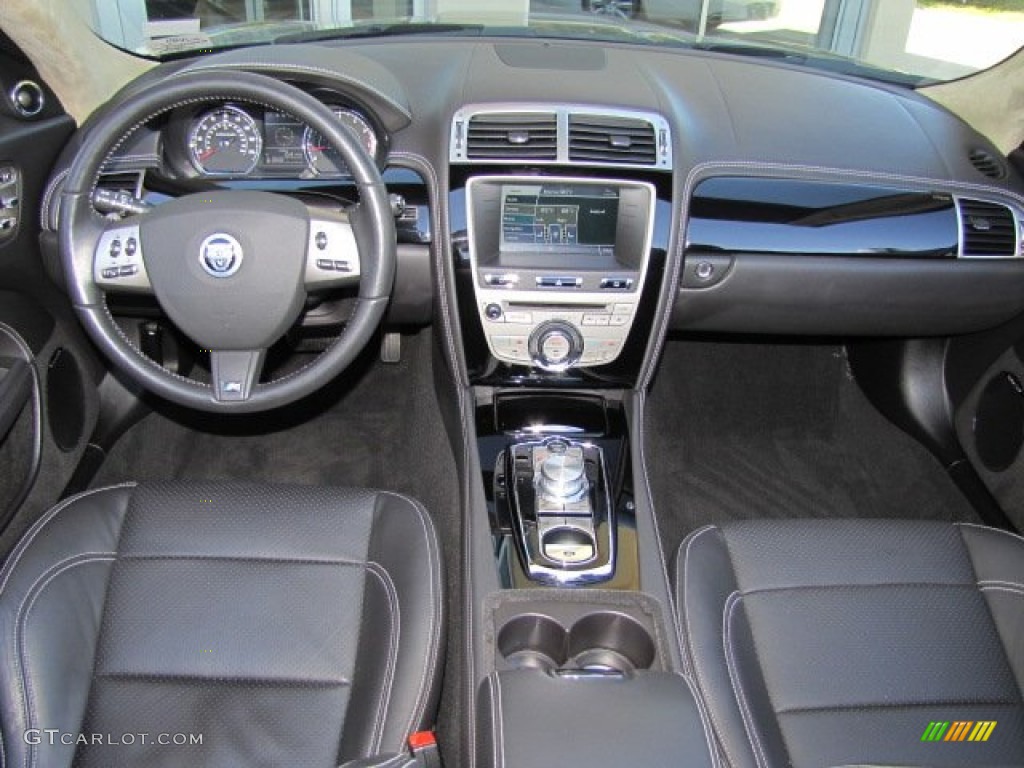 2011 Jaguar XK XKR Convertible Warm Charcoal/Warm Charcoal Dashboard Photo #73327322