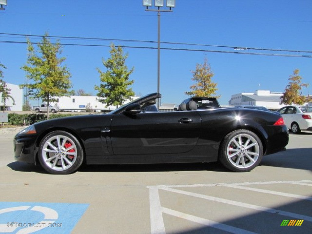 Ultimate Black Metallic 2011 Jaguar XK XKR Convertible Exterior Photo #73327628