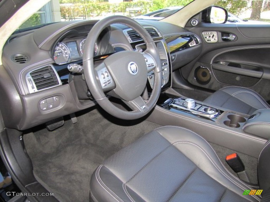 Warm Charcoal/Warm Charcoal Interior 2011 Jaguar XK XKR Convertible Photo #73327648