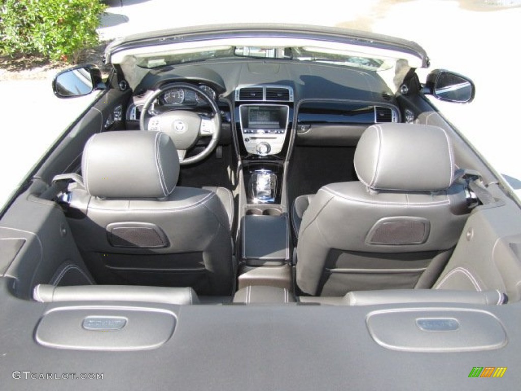 Warm Charcoal/Warm Charcoal Interior 2011 Jaguar XK XKR Convertible Photo #73327878