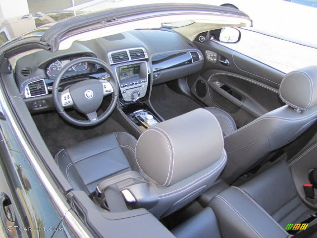 Warm Charcoal/Warm Charcoal Interior 2011 Jaguar XK XKR Convertible Photo #73327896