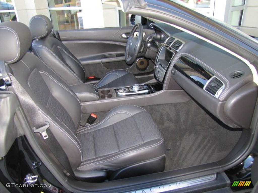 Warm Charcoal/Warm Charcoal Interior 2011 Jaguar XK XKR Convertible Photo #73327938