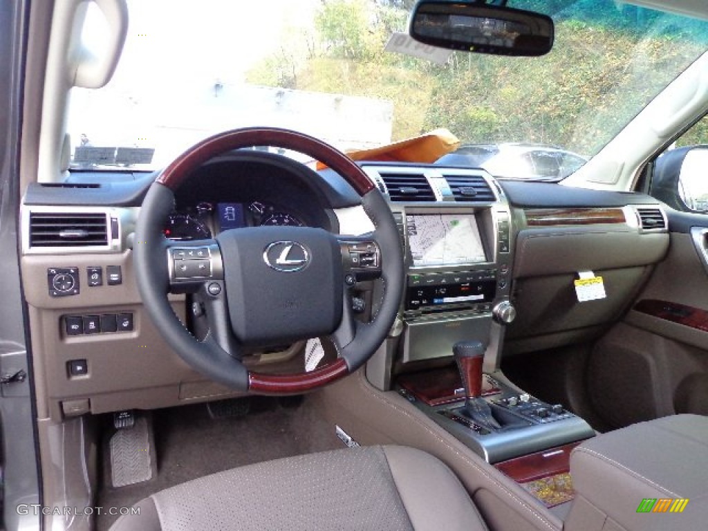 2013 Lexus GX 460 Premium Sepia/Auburn Bubinga Dashboard Photo #73329780