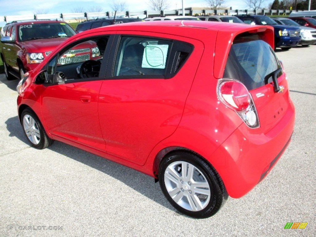 2013 Spark LS - Salsa (Red) / Silver/Silver photo #2