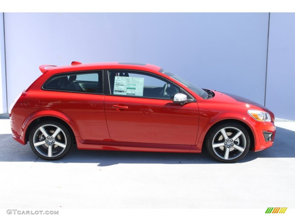 Passion Red 2013 Volvo C30 T5 R-Design Exterior Photo #73331259