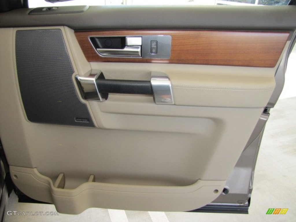 2010 Land Rover LR4 HSE Almond/Nutmeg Door Panel Photo #73331607