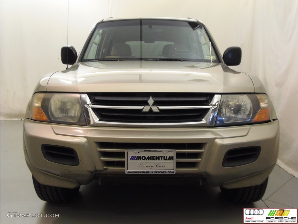 2002 Montero XLS 4x4 - Sudan Beige Metallic / Tan photo #16