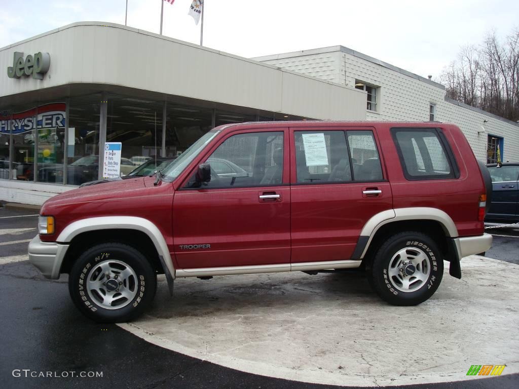 1997 Trooper LS 4x4 - Red Rock Pearl / Gray photo #1