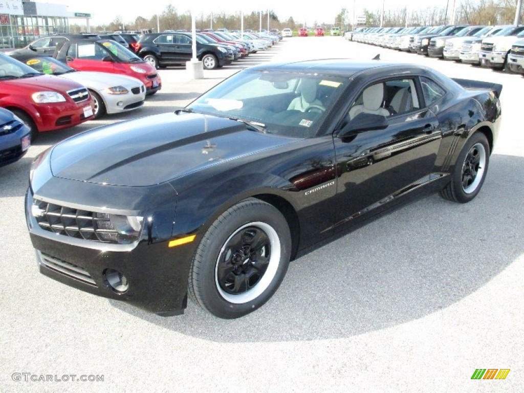 Black 2013 Chevrolet Camaro LS Coupe Exterior Photo #73332417