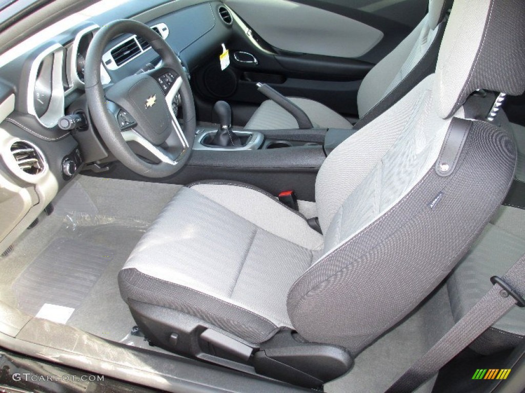 Gray Interior 2013 Chevrolet Camaro LS Coupe Photo #73332555