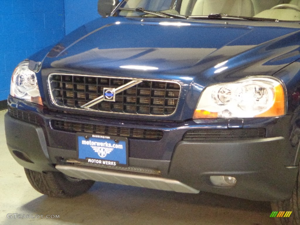 2004 XC90 T6 AWD - Nautic Blue Metallic / Taupe/Light Taupe photo #4