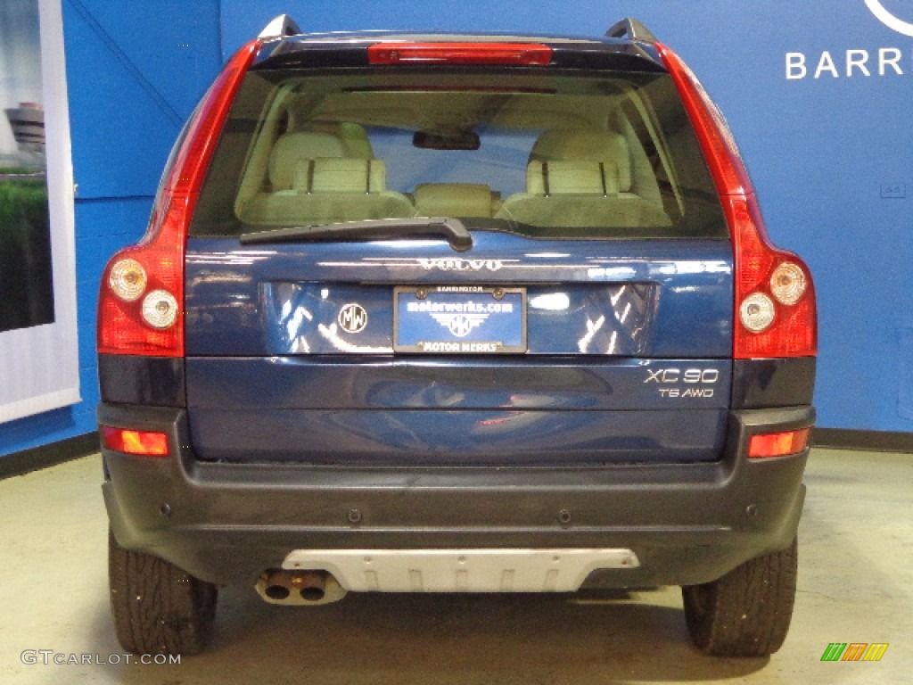 2004 XC90 T6 AWD - Nautic Blue Metallic / Taupe/Light Taupe photo #7