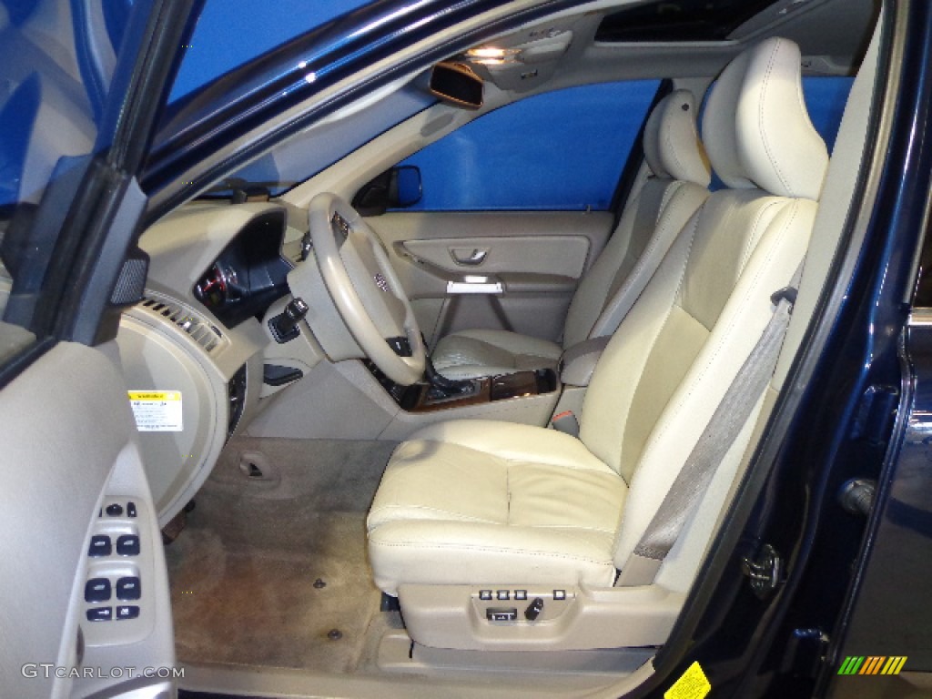 2004 XC90 T6 AWD - Nautic Blue Metallic / Taupe/Light Taupe photo #13