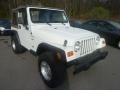 2000 Stone White Jeep Wrangler Sport 4x4  photo #1