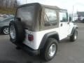 2000 Stone White Jeep Wrangler Sport 4x4  photo #2