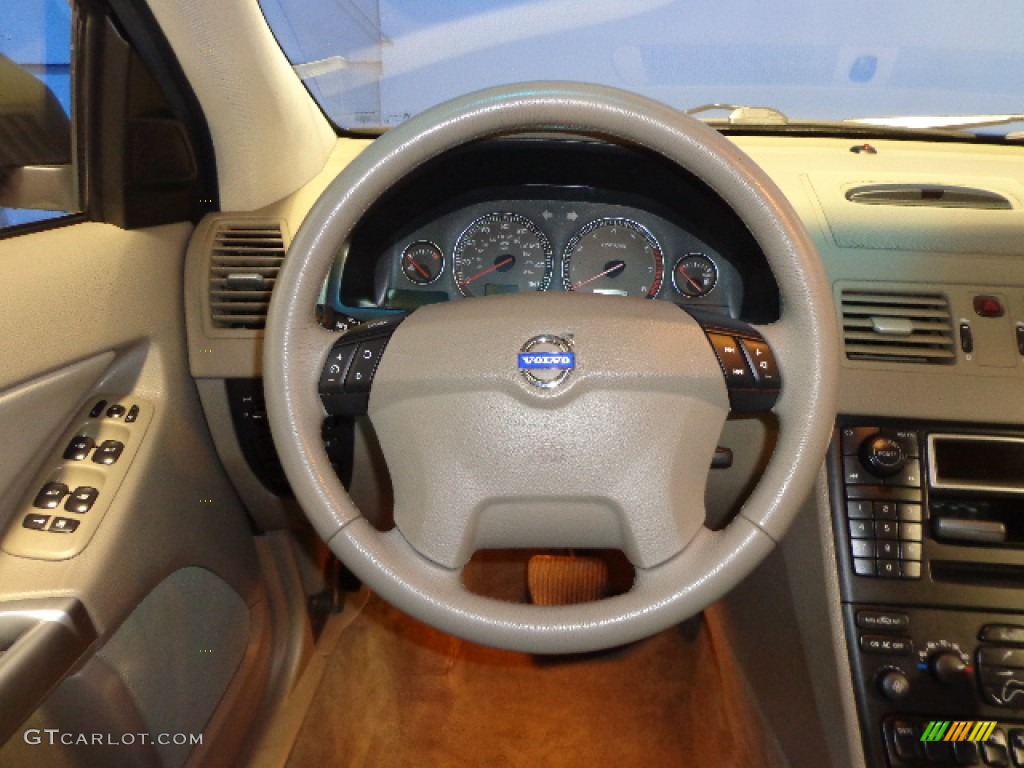 2004 XC90 T6 AWD - Nautic Blue Metallic / Taupe/Light Taupe photo #16