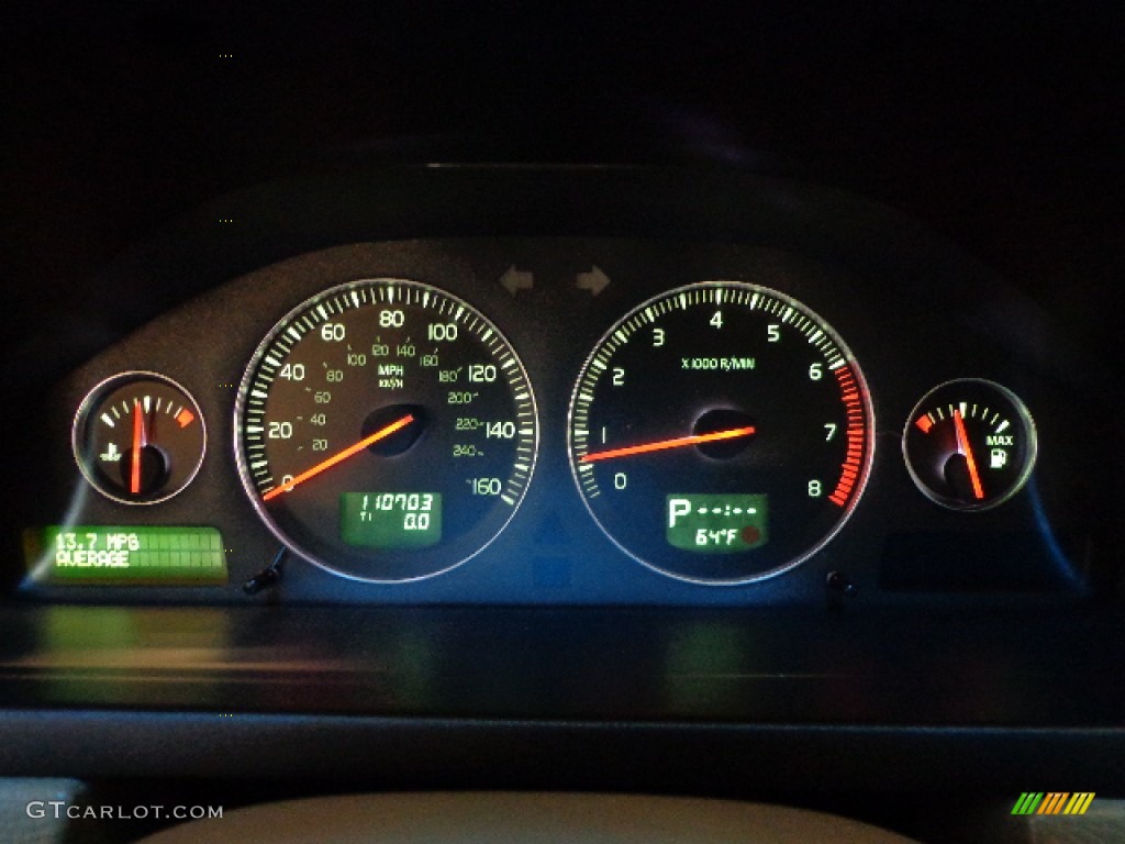 2004 XC90 T6 AWD - Nautic Blue Metallic / Taupe/Light Taupe photo #17