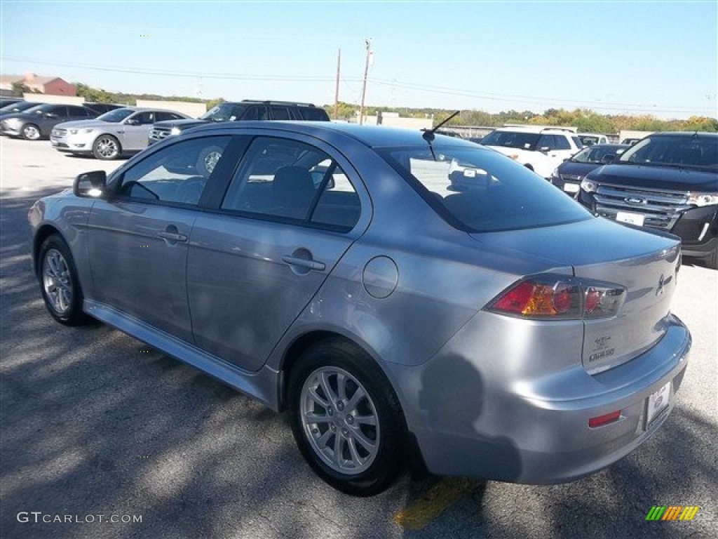 2011 Lancer ES - Apex Silver Metallic / Black photo #5