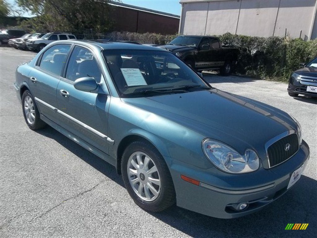 2004 Sonata LX - Celadon Green / Beige photo #1