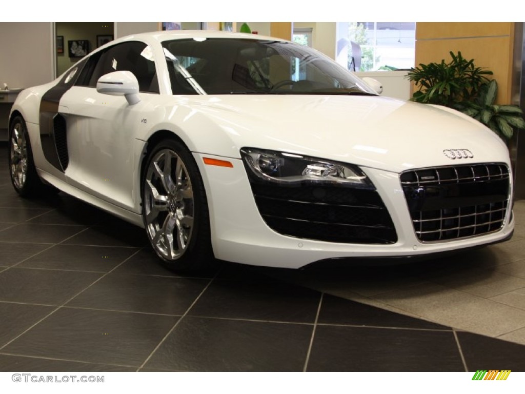 Ibis White 2012 Audi R8 5.2 FSI quattro Exterior Photo #73334842