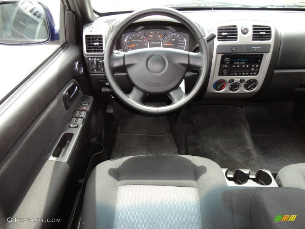 2009 Colorado LT Crew Cab - Deep Navy Blue / Ebony photo #8
