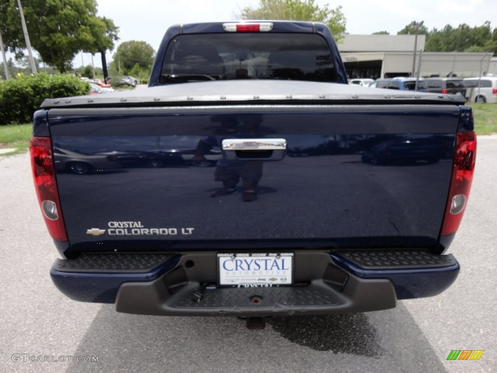 2009 Colorado LT Crew Cab - Deep Navy Blue / Ebony photo #9