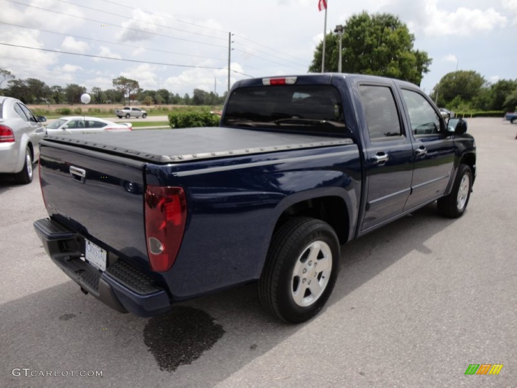2009 Colorado LT Crew Cab - Deep Navy Blue / Ebony photo #10