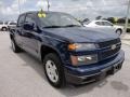 2009 Deep Navy Blue Chevrolet Colorado LT Crew Cab  photo #12