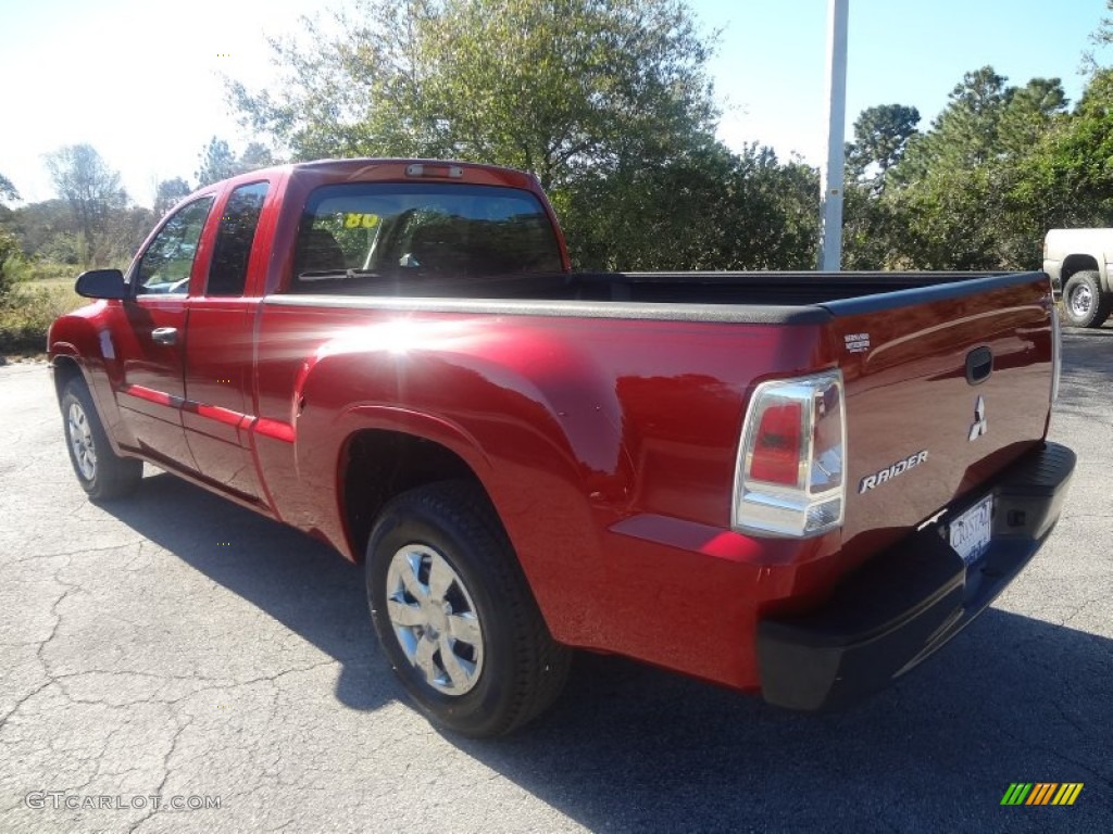 2008 Raider LS Extended Cab - Lava Red Pearl / Slate photo #3