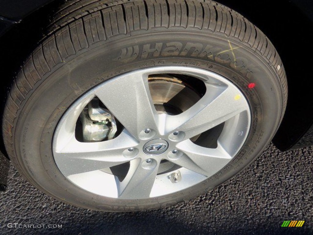 2013 Elantra GLS - Midnight Black / Beige photo #3