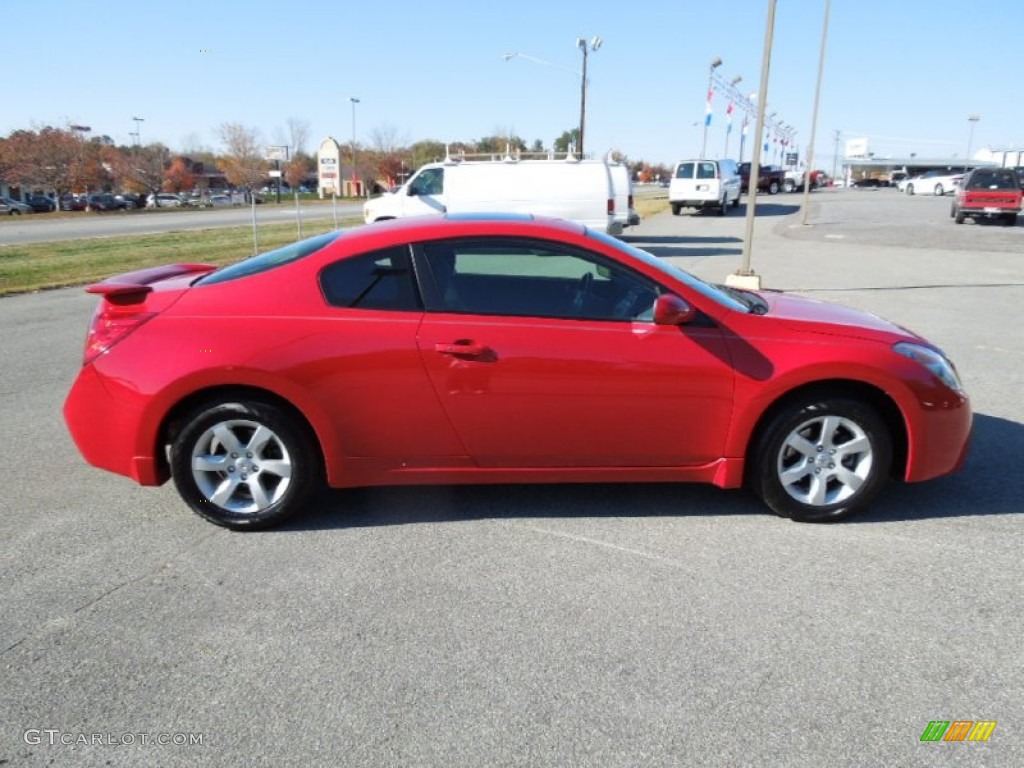 2008 Altima 2.5 S Coupe - Code Red Metallic / Charcoal photo #6
