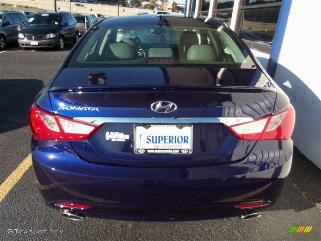 2013 Sonata SE - Indigo Night Blue / Gray photo #6