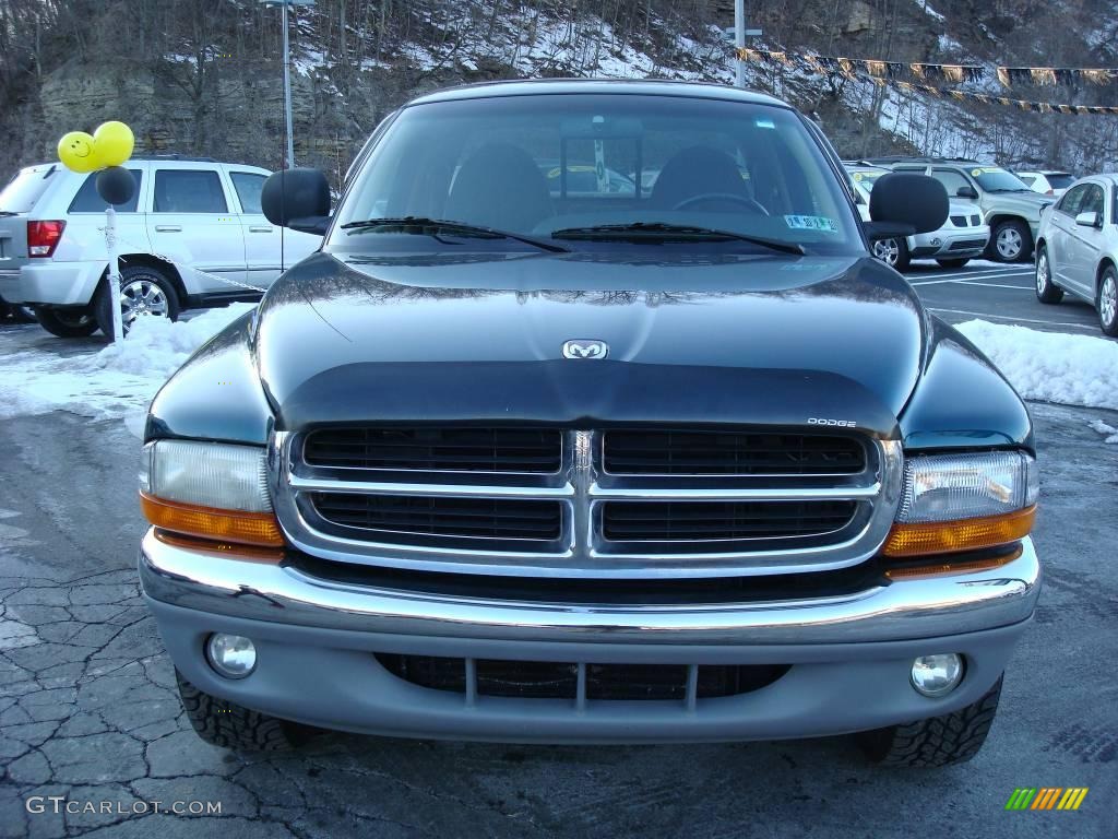 1997 Dakota SLT Extended Cab 4x4 - Emerald Green Metallic / Agate photo #7