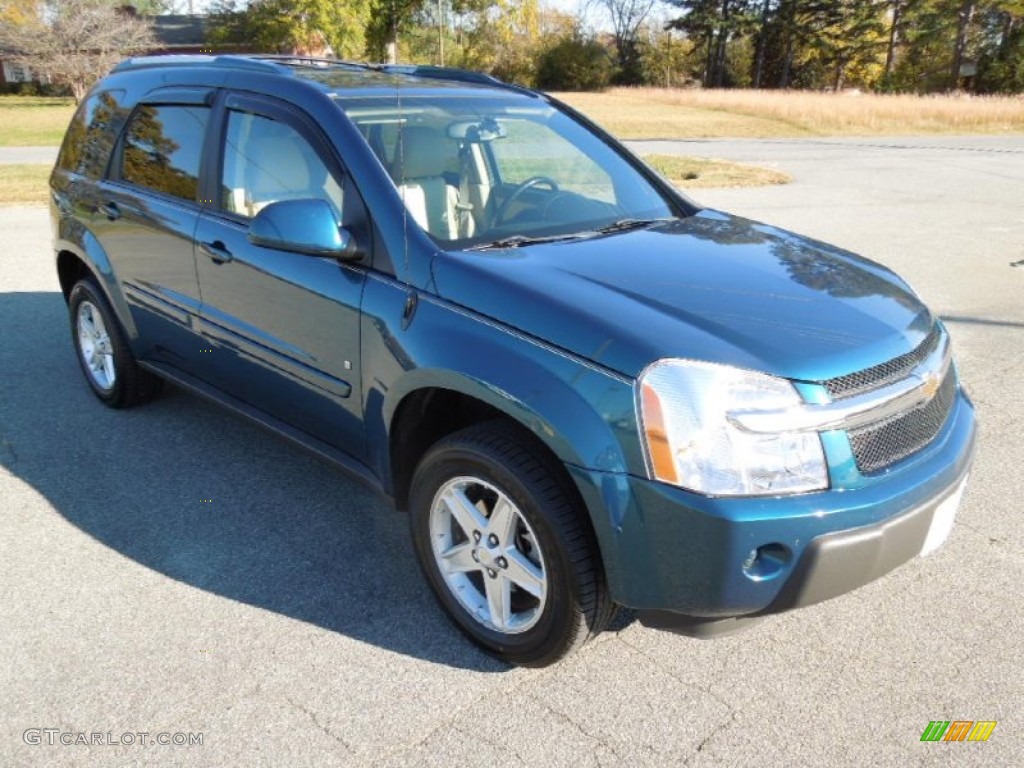 2006 Equinox LT - Bermuda Green Metallic / Light Cashmere photo #2