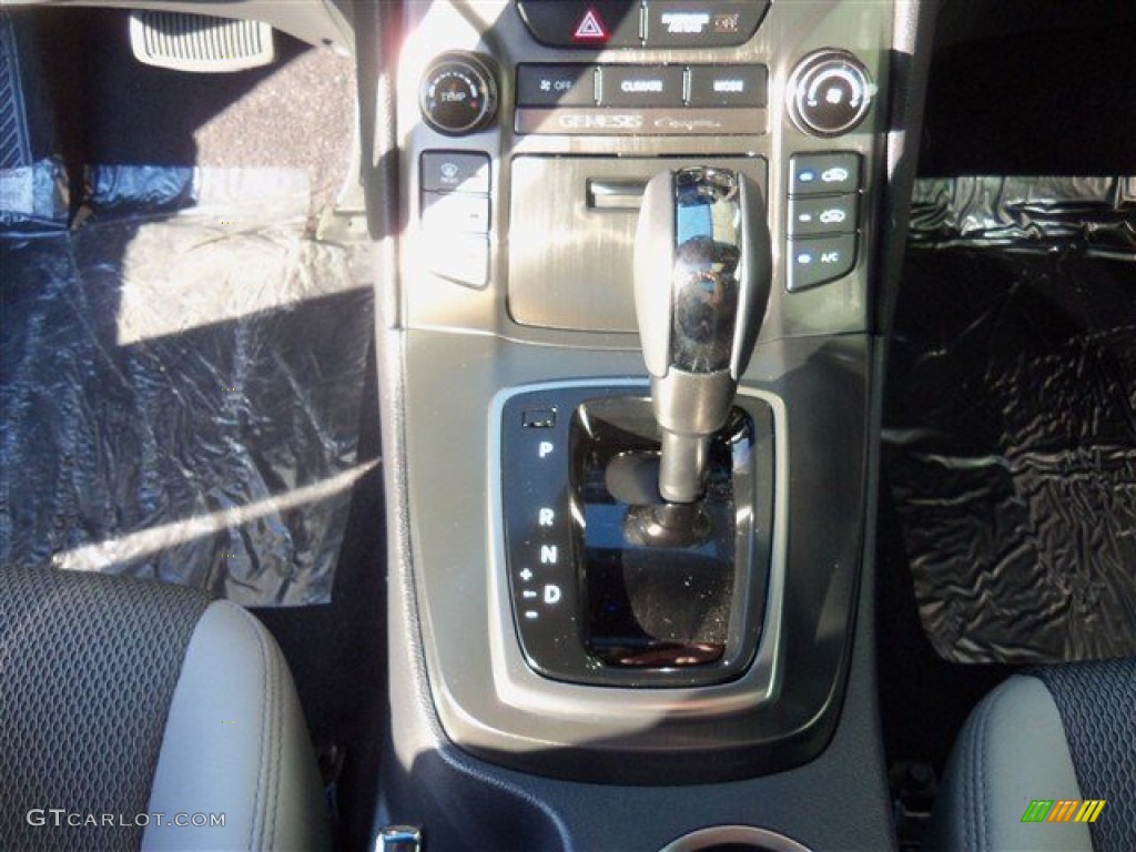 2013 Genesis Coupe 2.0T Premium - Monaco White / Gray Leather/Gray Cloth photo #20
