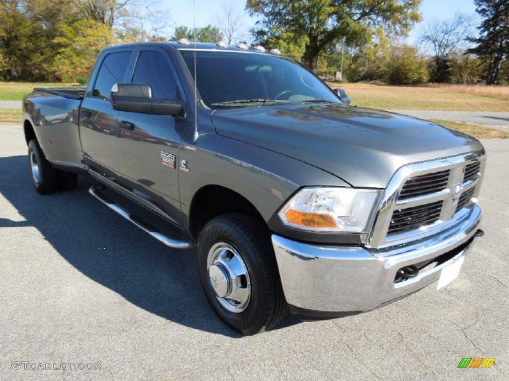 2011 Ram 3500 HD ST Crew Cab 4x4 Dually - Mineral Gray Metallic / Dark Slate Gray/Medium Graystone photo #2