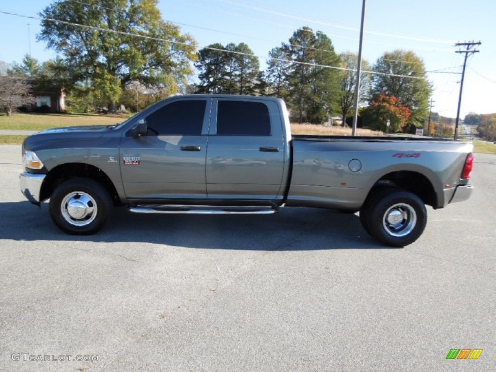 2011 Ram 3500 HD ST Crew Cab 4x4 Dually - Mineral Gray Metallic / Dark Slate Gray/Medium Graystone photo #3
