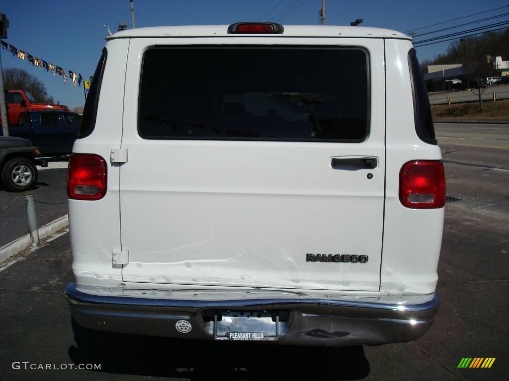 1999 Ram Van 3500 Maxi Commercial - Bright White / Mist Gray photo #3