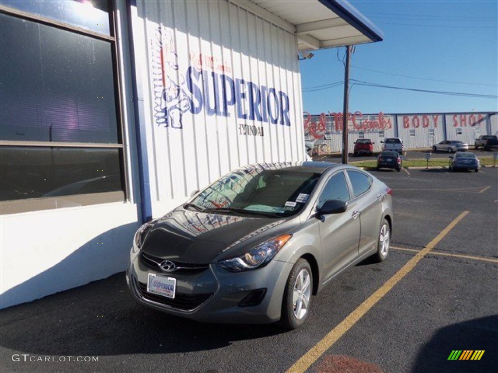 2013 Elantra GLS - Harbor Gray Metallic / Gray photo #1