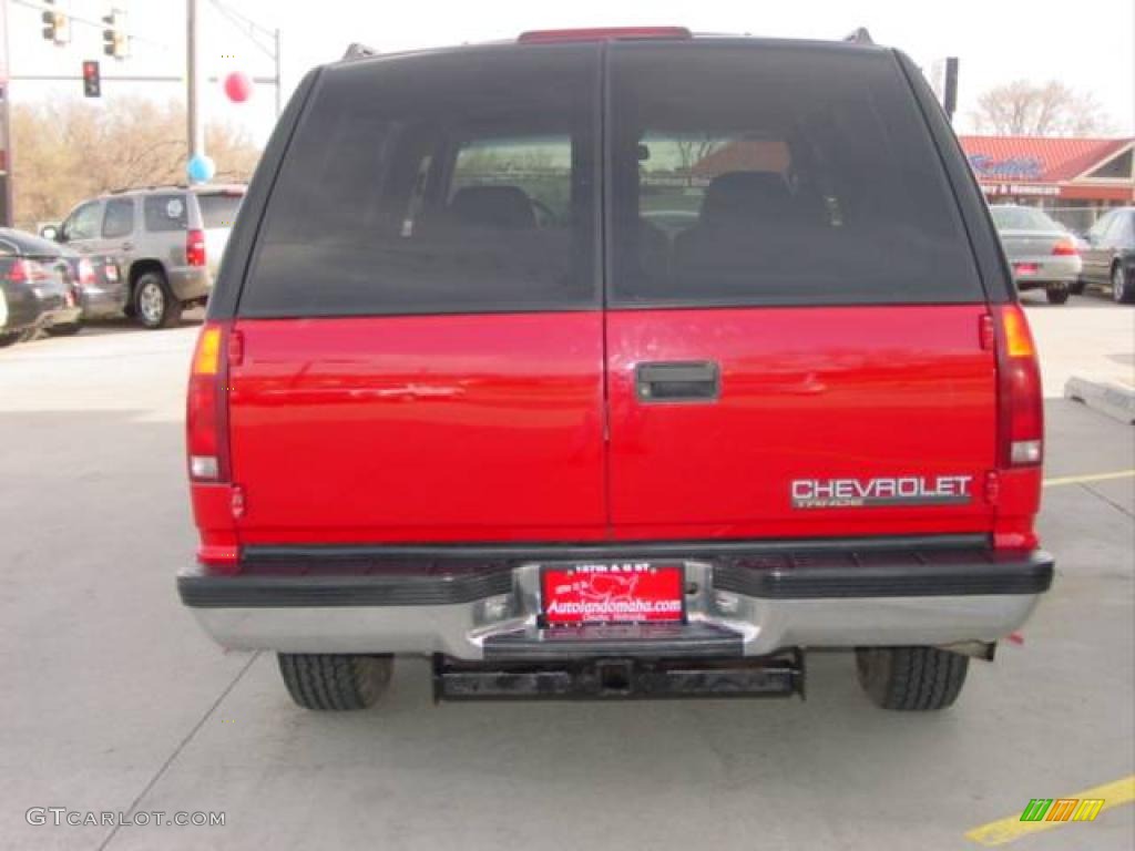 1996 Tahoe LT 4x4 - Victory Red / Gray photo #3