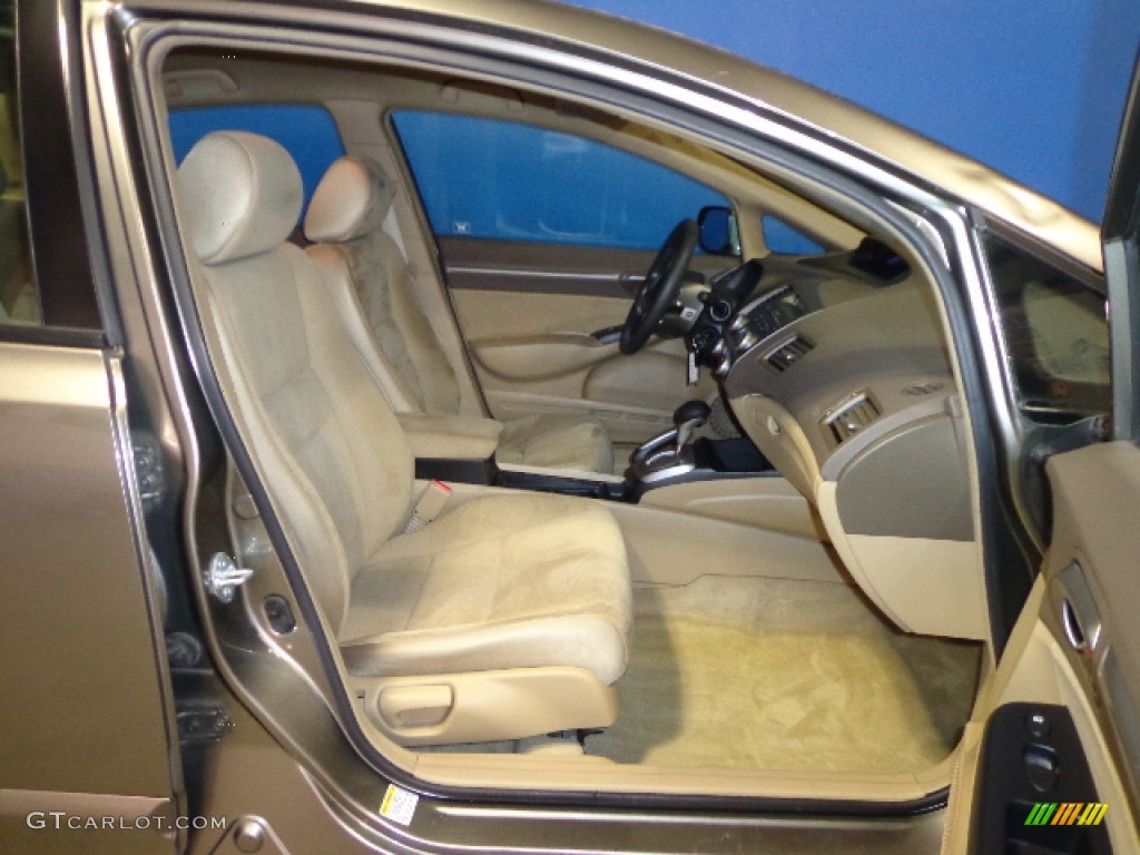 2006 Civic Hybrid Sedan - Galaxy Gray Metallic / Ivory photo #25