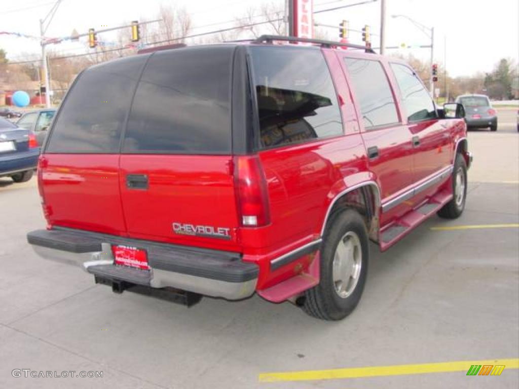 1996 Tahoe LT 4x4 - Victory Red / Gray photo #14