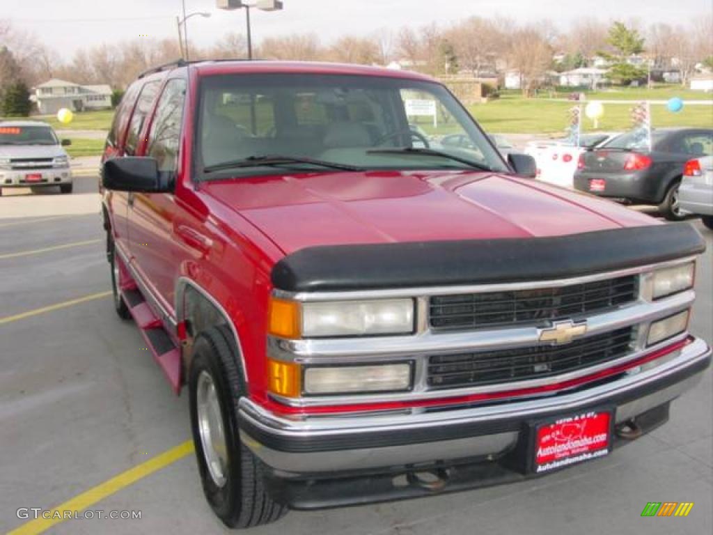 1996 Tahoe LT 4x4 - Victory Red / Gray photo #16