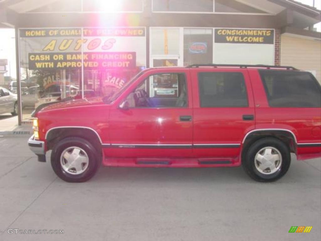 1996 Tahoe LT 4x4 - Victory Red / Gray photo #20