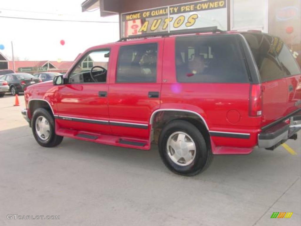 1996 Tahoe LT 4x4 - Victory Red / Gray photo #21