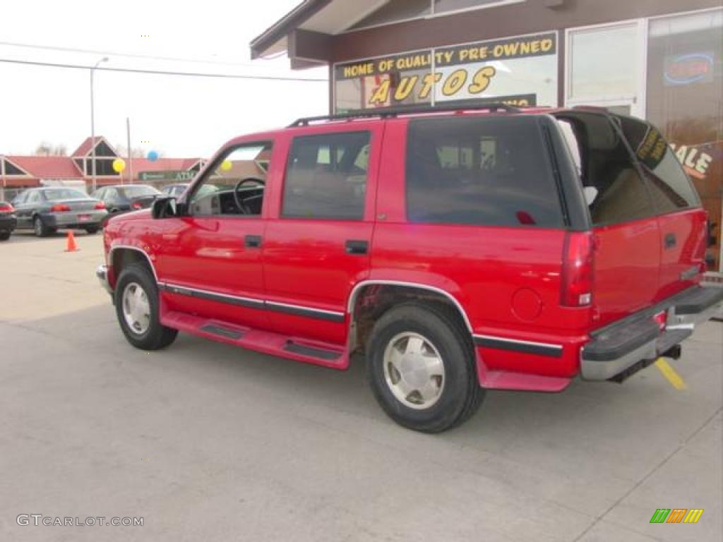 1996 Tahoe LT 4x4 - Victory Red / Gray photo #23