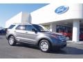 2013 Sterling Gray Metallic Ford Explorer XLT  photo #1