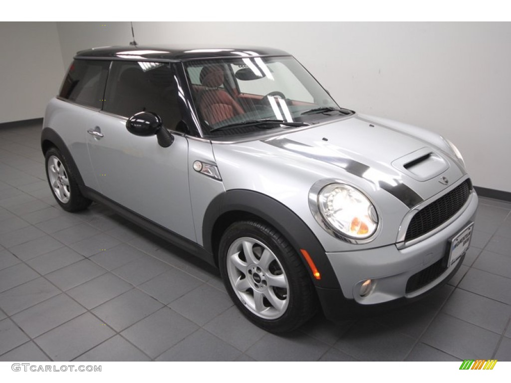 2007 Cooper S Hardtop - Pure Silver Metallic / Lounge Redwood photo #8