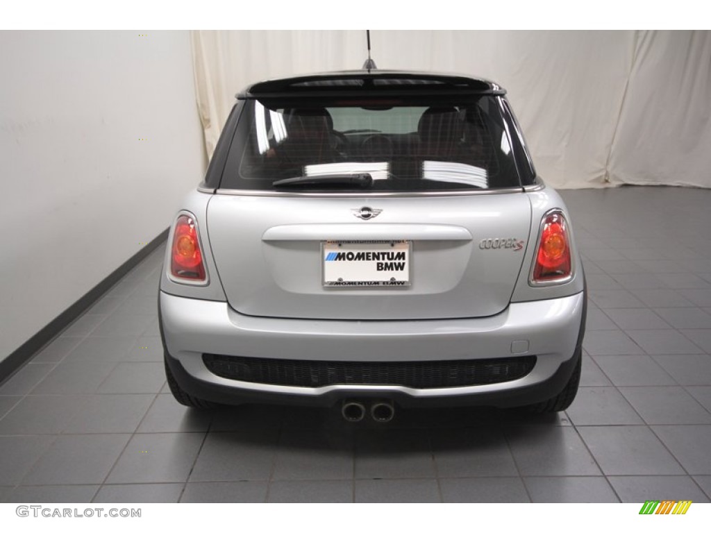 2007 Cooper S Hardtop - Pure Silver Metallic / Lounge Redwood photo #12