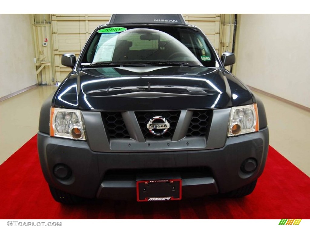 2008 Xterra X - Night Armor Dark Gray / Steel/Graphite photo #2
